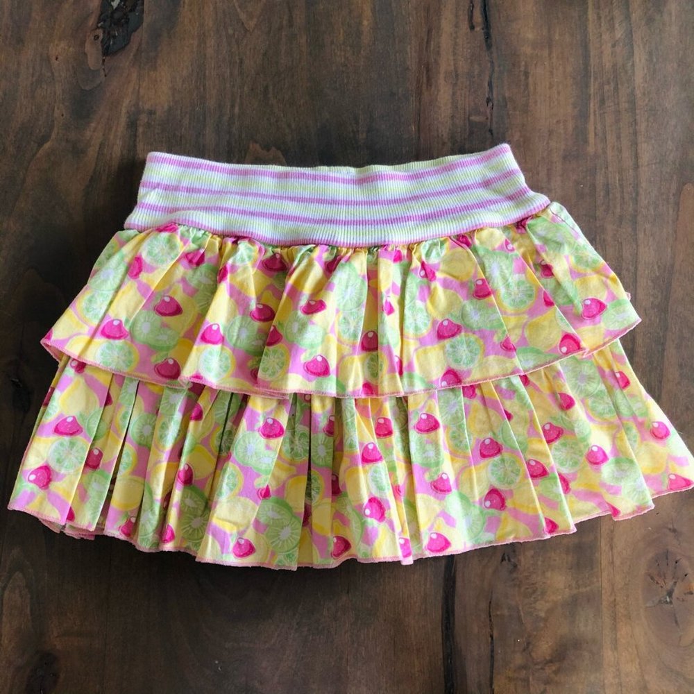 🍋🍓🥝Tutti Frutti Skirt W/ Shorts Under ( Skort )